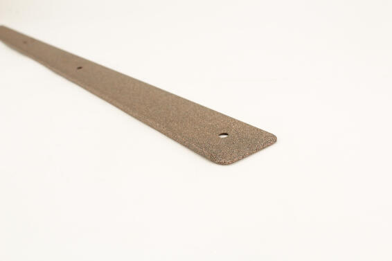Kitchen Countertop End Trim L60Cm X W3,5Cm Mocha Dark Brown