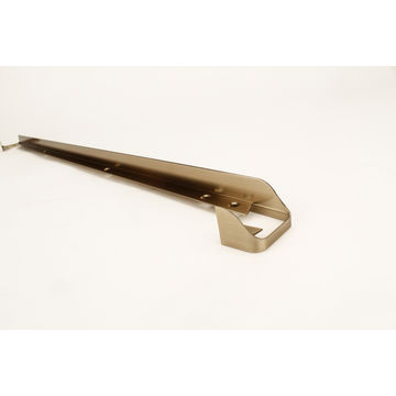 Kitchen Countertop Corner Joint L60Cm X W2,8Cm X H3,2Cm Brushed Nickel