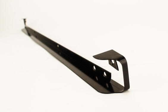 Kitchen Countertop Corner Joint L60Cm X W2,8Cm X H3,2Cm Anodised Black