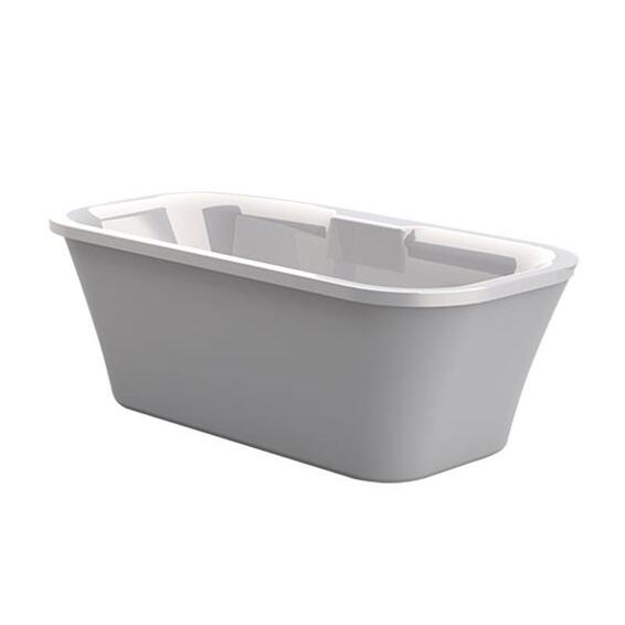 Ottawa Skirted Freestanding Bath White Incl Slinky And Leg Set White