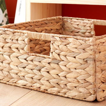 POLYESTER BOX M SPACEO HYACINTH 31X31X15
