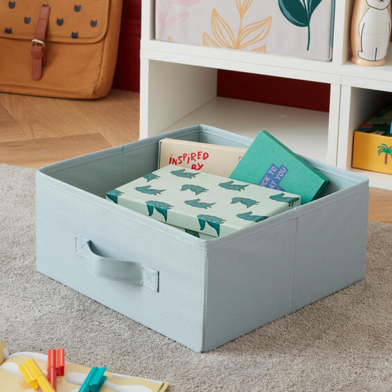 POLYESTER BOX M SPACEO CELADON 31X31X15