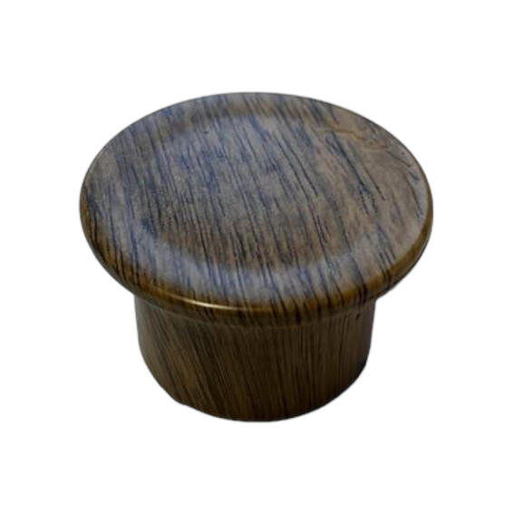 Endcap Finial Natural Oak (2) 33mm