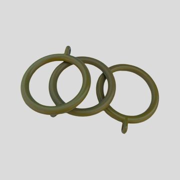 Plastic Rings Natural Oak (10) 33mm