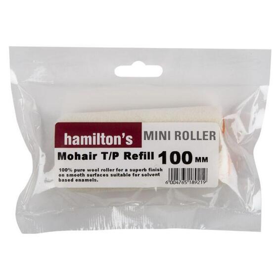 Paint brush Mohair roller refill Hamiltons 100mm