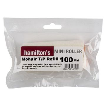 Paint brush Mohair roller refill Hamiltons 100mm