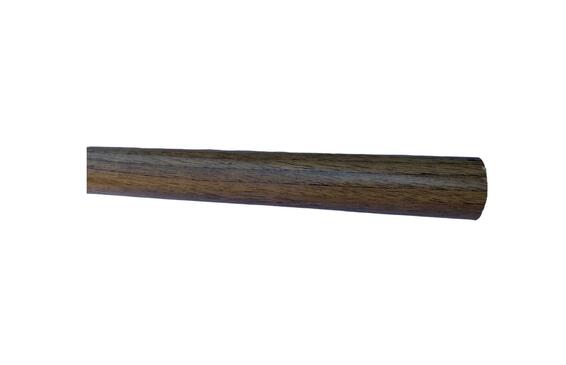 Wooden curtain  pole natural oak 33mm 2.5m
