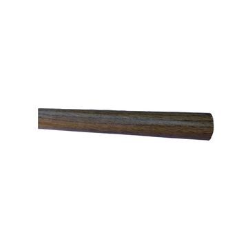 Wooden curtain  pole natural oak 33mm 2.5m