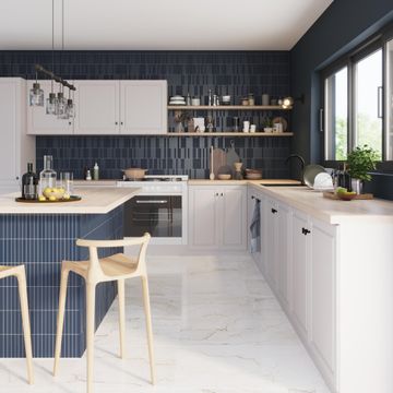 ARTENS Mosaic Citia Glossy Stripes Navy Matt 296X300MM