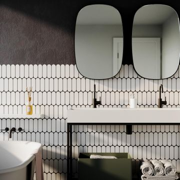 Artens Mosaic Gellule 30X30 White Mat