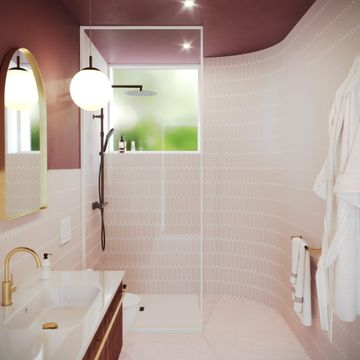 Artens Mosaic Gellule 30X30 Pink 13-1405 Tpx