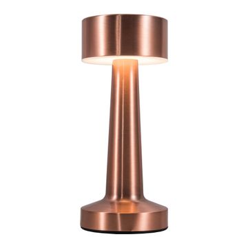 K Light Rechargeable Table Lamp Dimmable And CCT Copper Turret 2W Led 