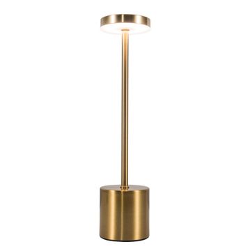 K Light Rechargeable 3W Table Lamp Dimmable And CCT Gold