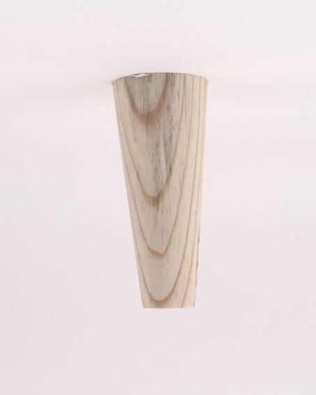 Wooden tapered cone short H150x35x65mm woodturner