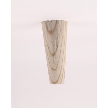 Wooden tapered cone short H150x35x65mm woodturner