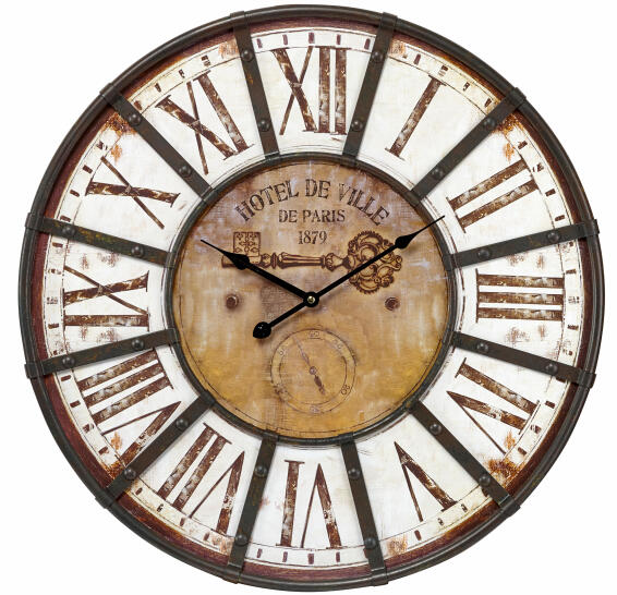 CLOCK INDUSTRIAL CHARM 60CM