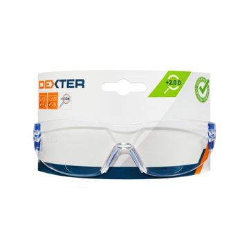 Dexter safety glasses with lens bifocal