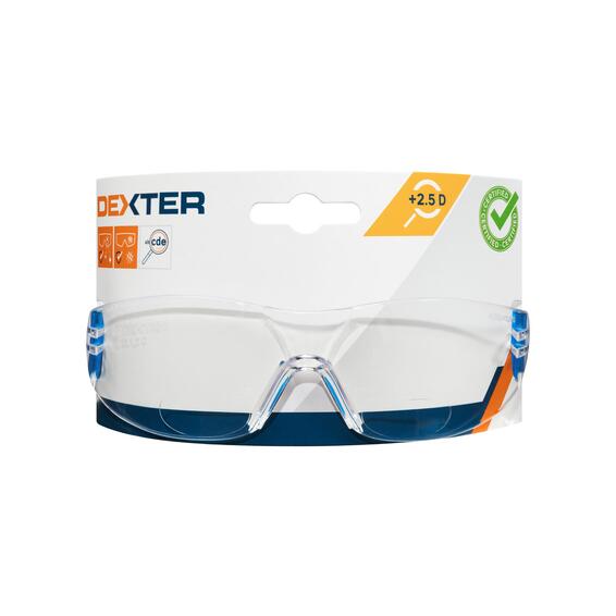 Dexter safety glasses with lens bifocal