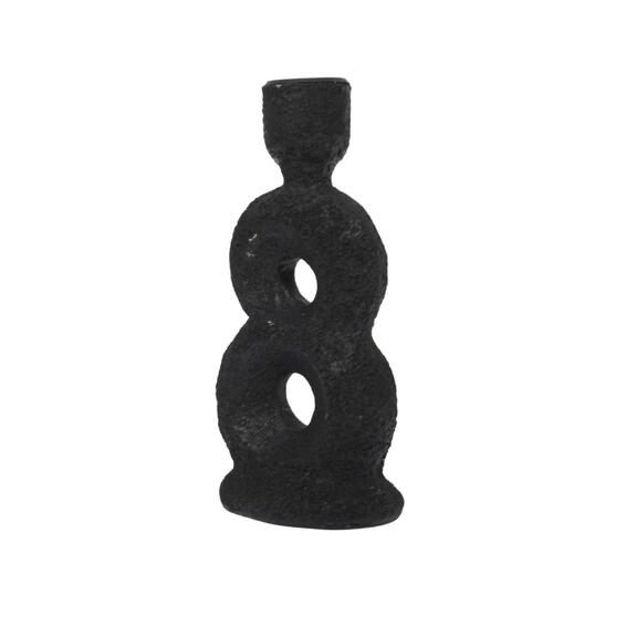 Ari polyresin candle holder 7.5x15cm