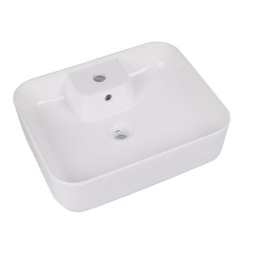 Solo kauai freestanding basin white