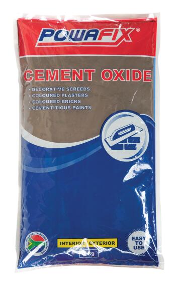 Powafix Cement Oxide Colour Admixture Brown 2kg