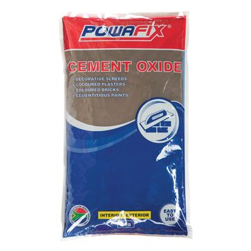Powafix Cement Oxide Colour Admixture Brown 2kg