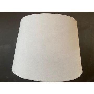 cream tapered drum lamp shade 40cm