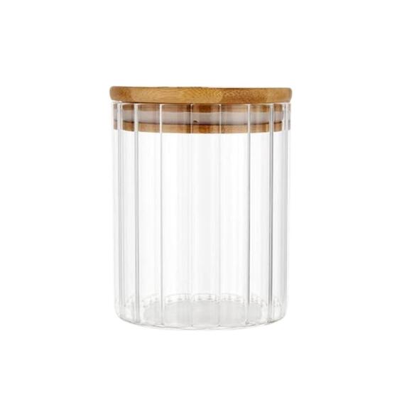 Gem food Storage Container Bamboo Lid 90x100mm