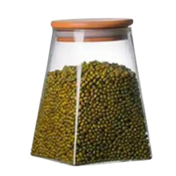 Prism Food Storage Container Bamboo Lid 550ml