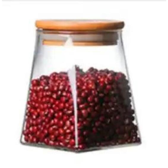 Prism Food Storage Container Bamboo Lid  350ml