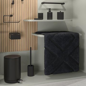 Sensea neo towel rail black matt 35cm
