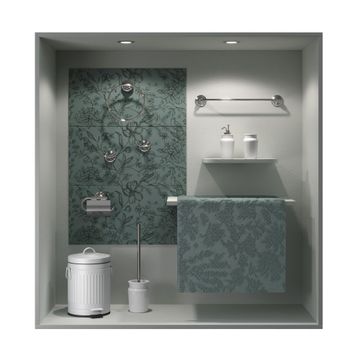 Sensea charm bathmat cotton sage w50cmxl80cm