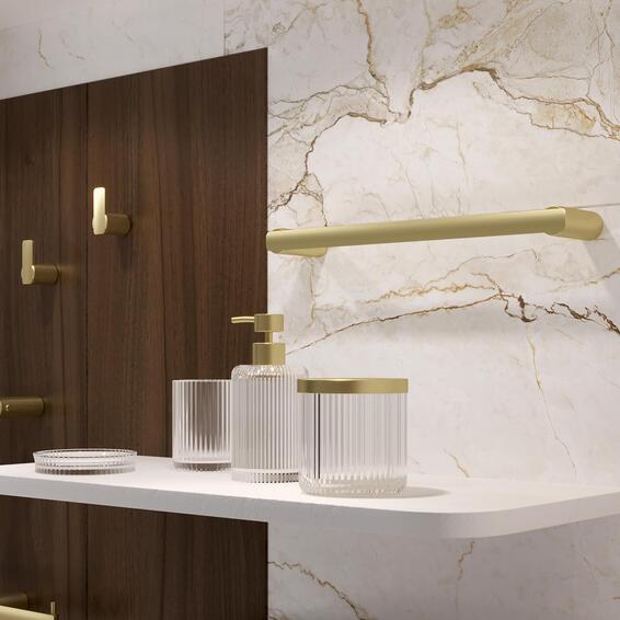 Sensea neo single hook brushed brass