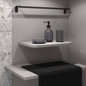 Sensea studio towel rail forged bk 50cm