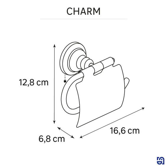 Sensea charm toilet paper holder chrome