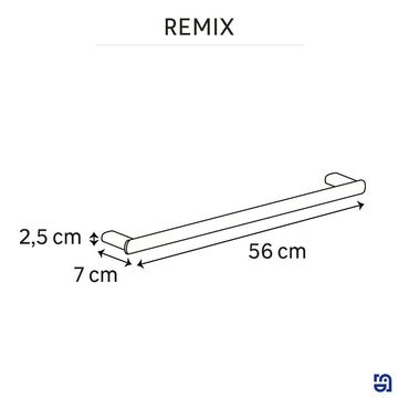 Sensea remix towel rail white satin 50cm
