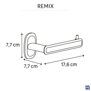 Sensea remix paper holder dual fix chrome
