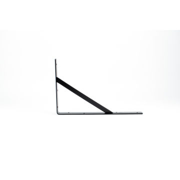 Heavy Duty Stayed Bracket Black 400X250mm