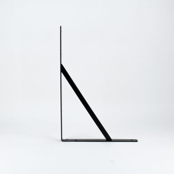 Heavy Duty Stayed Bracket Black 500X330mm