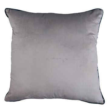 Velvet rich grey scatter 50x50cm