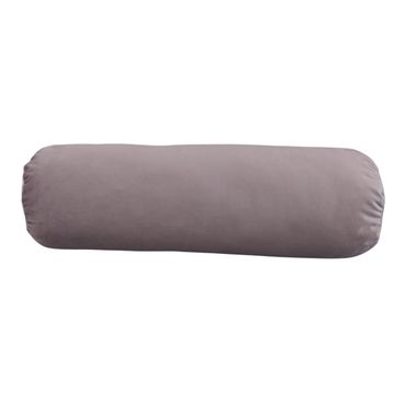Velvet blush cushion bolster 15x55cm