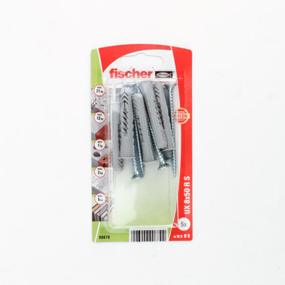 Ux 8X50 Rsk Nylon Plugs + Screws Cspz 5P