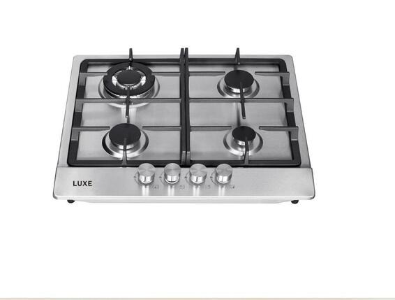 Luxe 4Burner Gas Hob with Battery Ignition 60cm