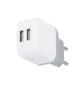 Mobile bits retail 15 watt dual usb wall charger