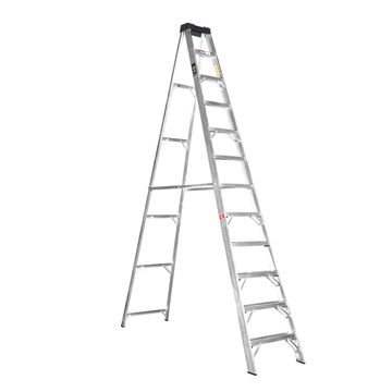 Ladder Aluminium A-Frame 12 Step Heavy Duty Single Sided 