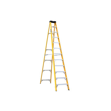 Ladder Fibre-Glass 12 Step Single Sided Partial 