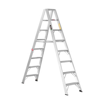 Ladder Aluminium A-Frame  8 Step Heavy Duty Double Sided