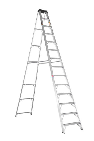 Ladder Aluminium Heavy Duty Single Sided A-Frame 14 Step