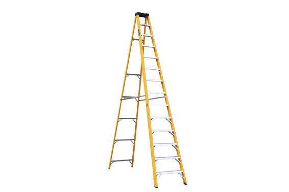 Fibre-Glass Ladder Single Sided Partial 14 Step