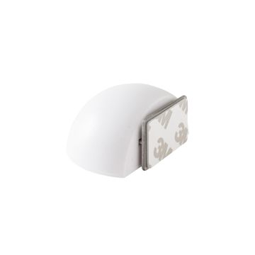 ADH DOOR STOP HALF M WHIT 2.6X3.8 2 PCS